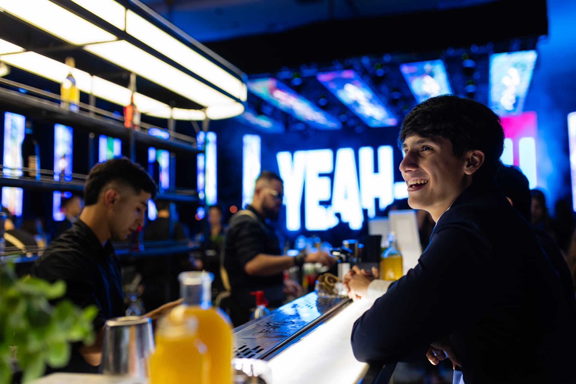Ambiente de evento con barra Dream Drinks