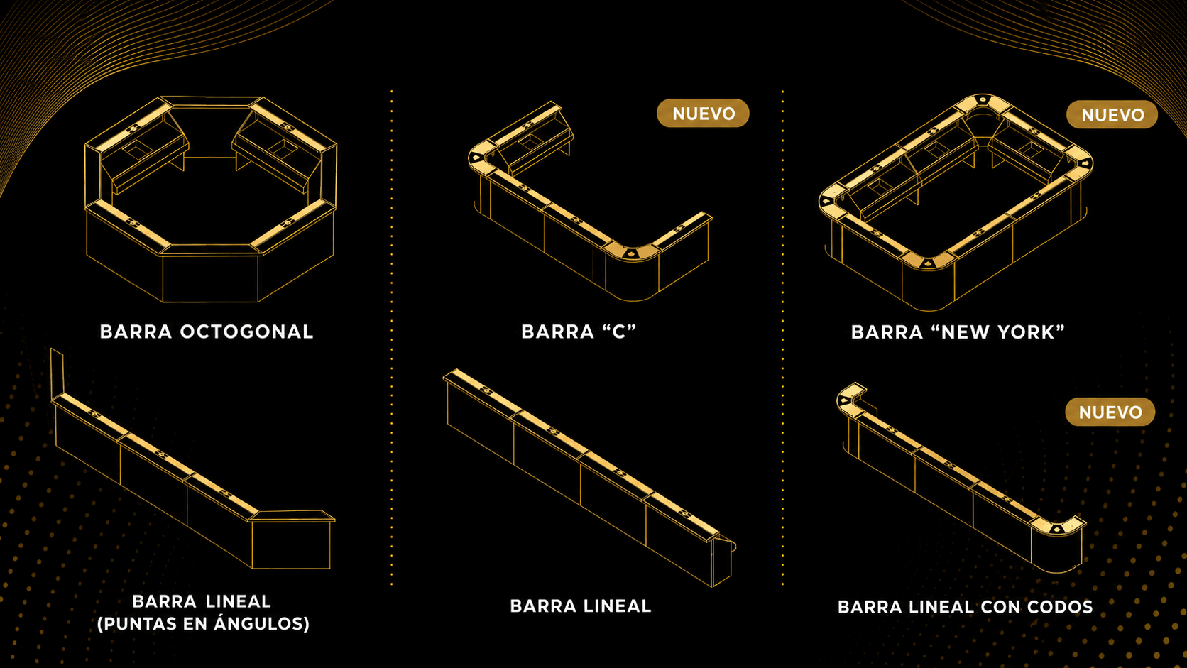 Configuraciones de barras Dream Drinks